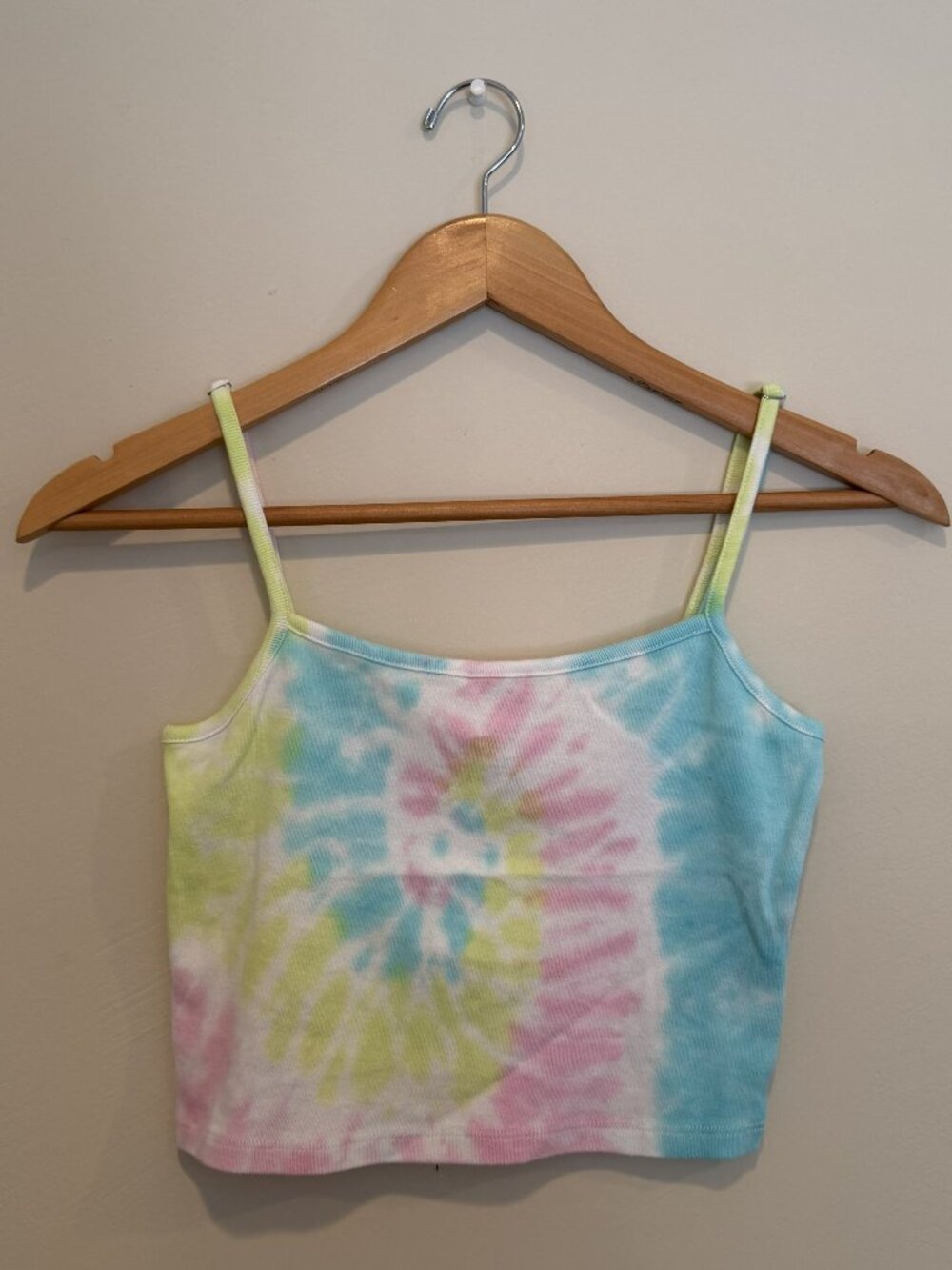 H&M | Pastel Tie Dye Crop Top